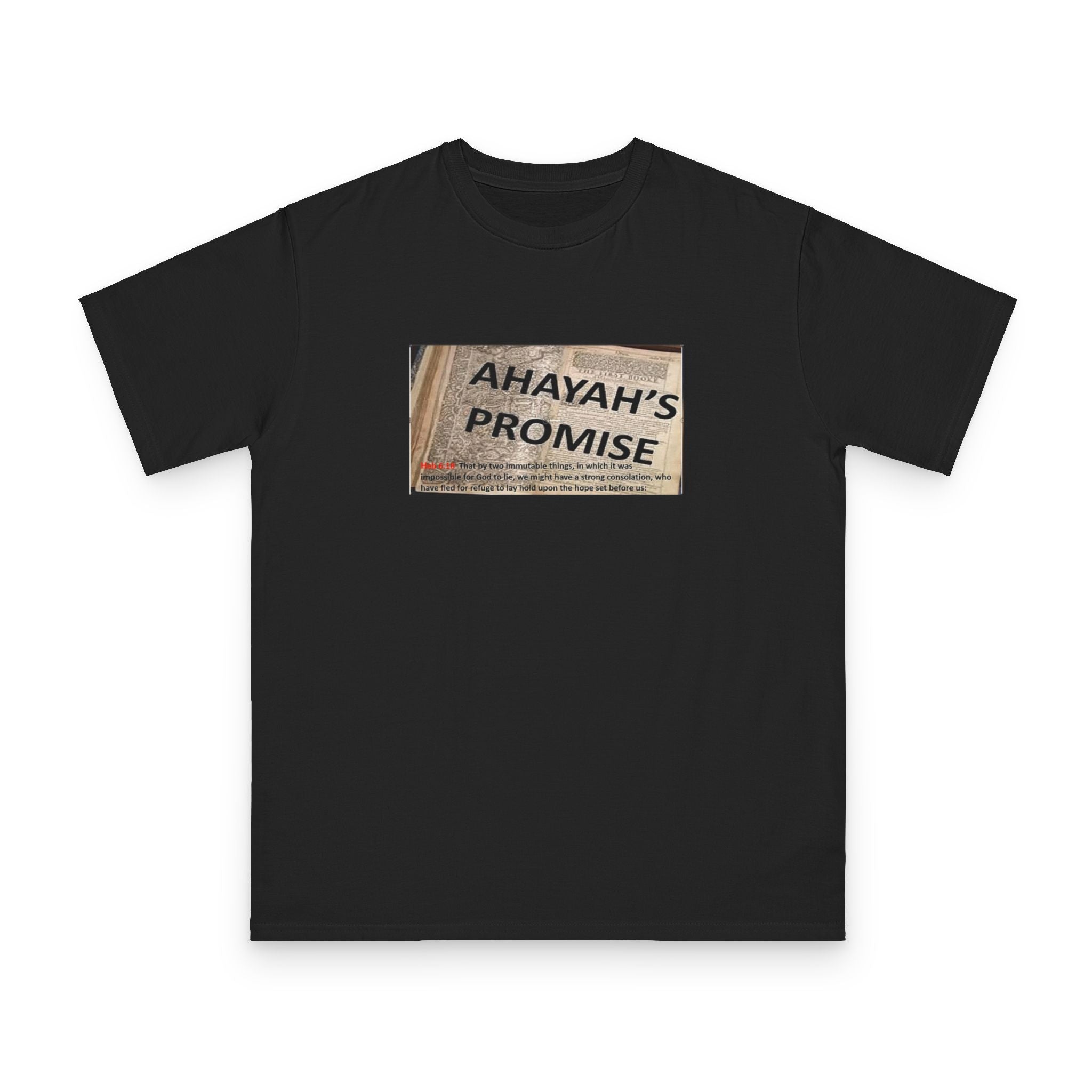 Ahayah's Promise T‑Shirt — Faith-Inspired Scripture Tee