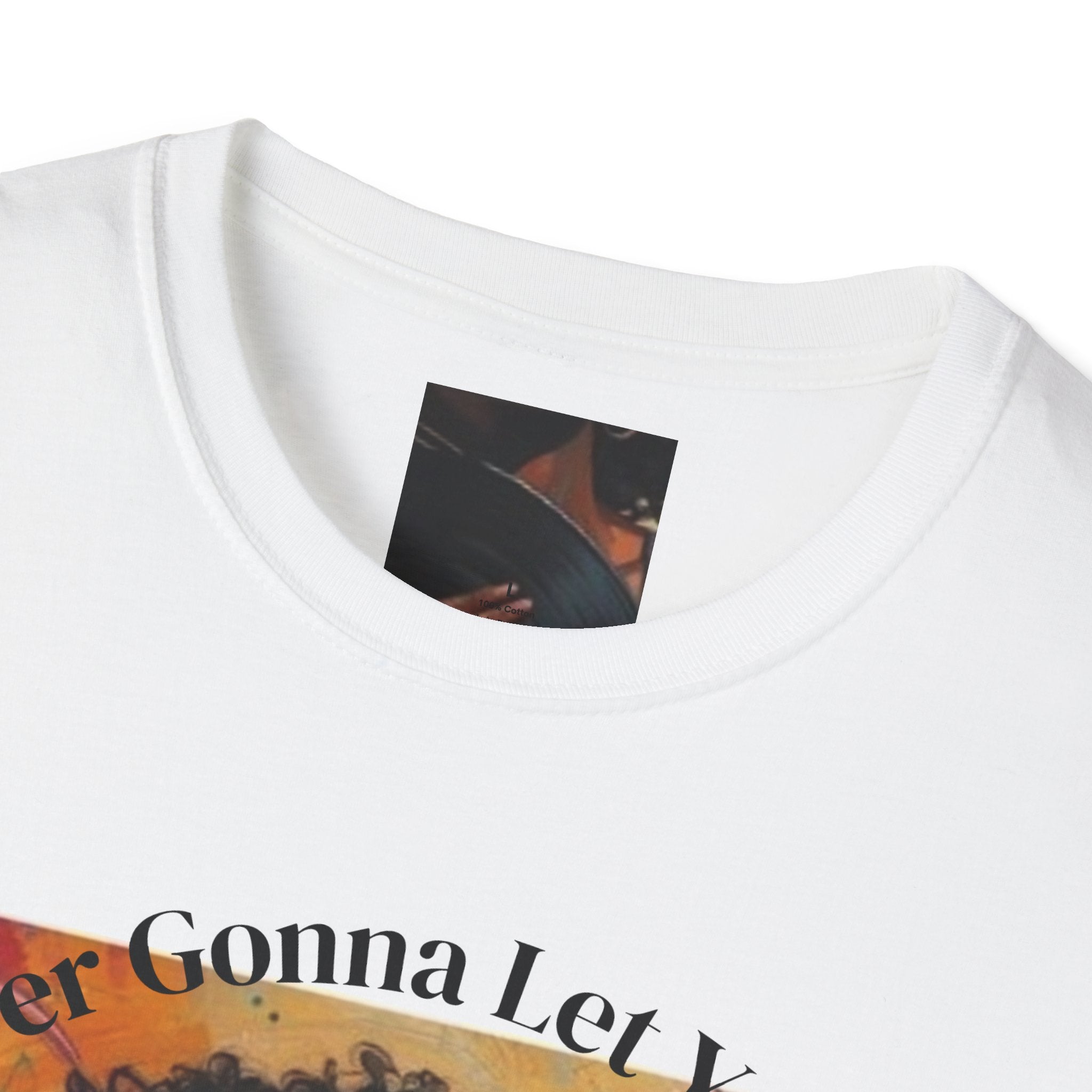 Solid Concert Tee — “ Never Gonna Let You Go Chandra Simmons” Clutching the Vinyl Series