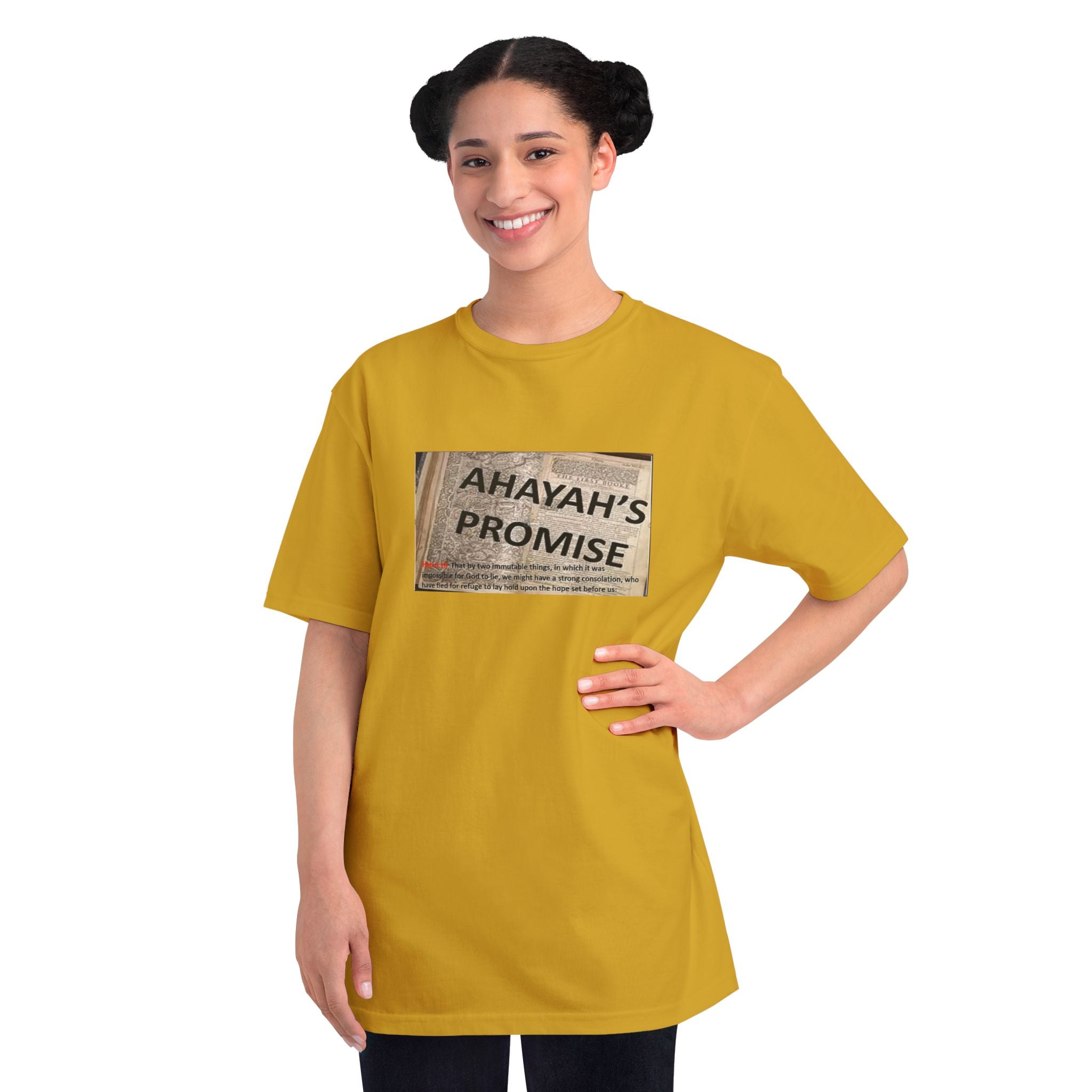 Ahayah's Promise T‑Shirt — Faith-Inspired Scripture Tee