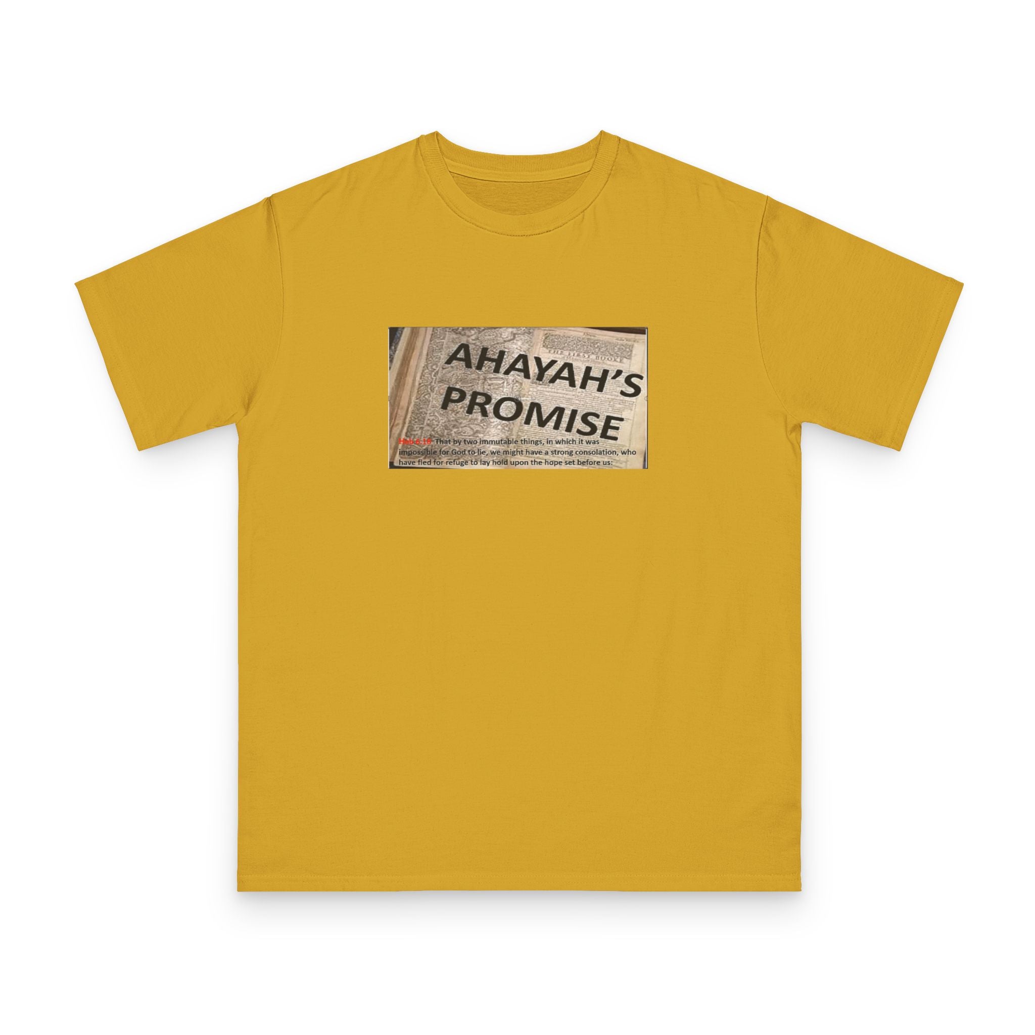 Ahayah's Promise T‑Shirt — Faith-Inspired Scripture Tee
