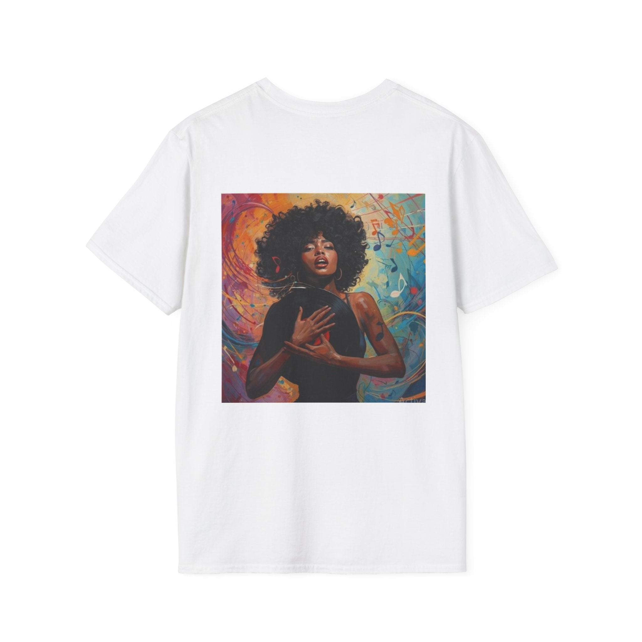 Solid Concert Tee — “ Never Gonna Let You Go Chandra Simmons” Clutching the Vinyl Series