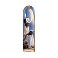 Copy of Religious Prayer Reading Metal Bookmark — Woman in White with ‘Be Kindest with Your Words’