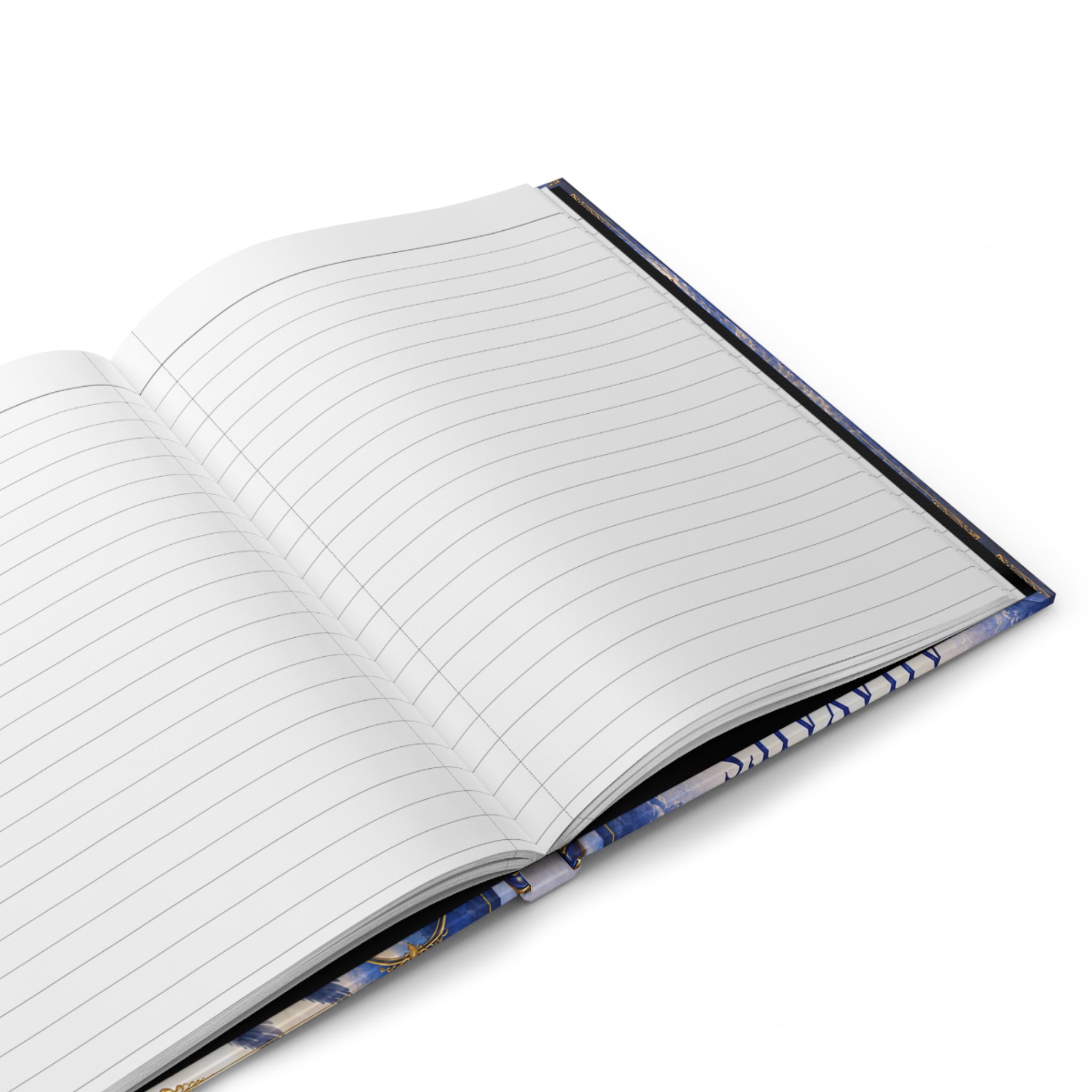 Ahayah’s Bible Book Club” Faith Reflection Notebook-Blue